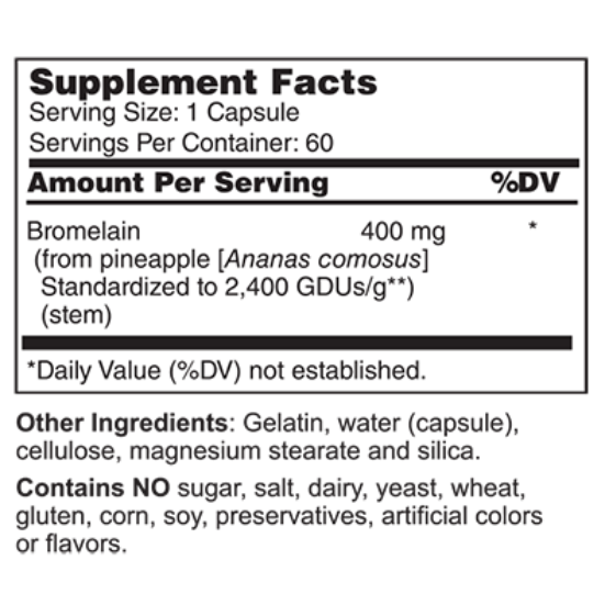 Bromelain 400 mg (10021)