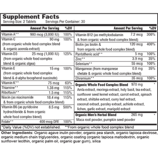 Men's Complete Whole Food Multi (10430)