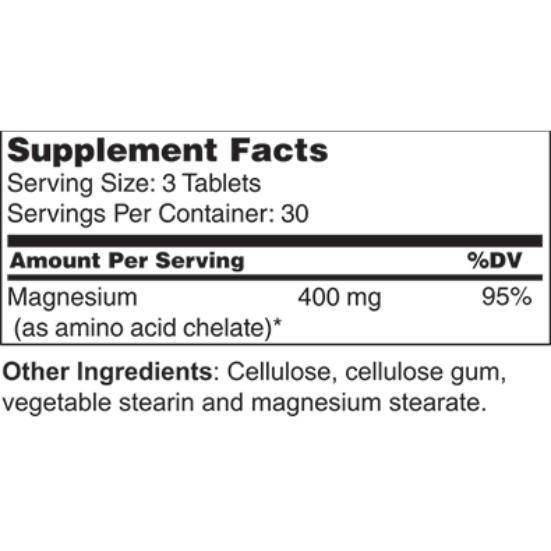 Magnesium Chelate 400 mg (10303)