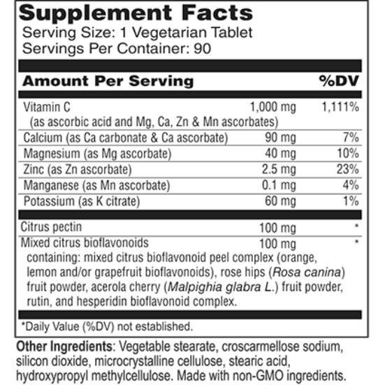 Vitamin C Buffered 1000 mg (10386)