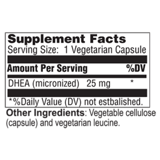 DHEA 25 mg Dehydroepiandrosterone (10045)