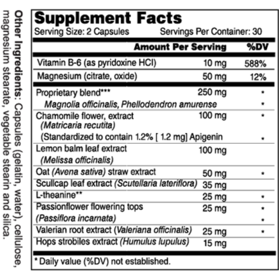 Relaxation Formula (10273)