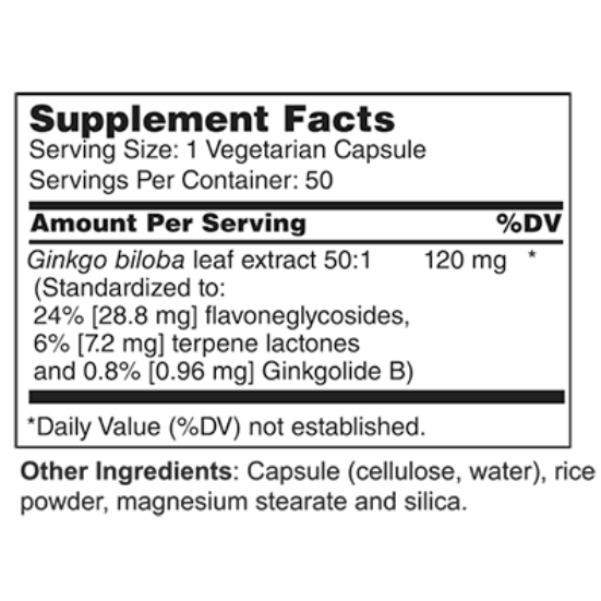 Ginkgo Biloba 120 mg (10065)