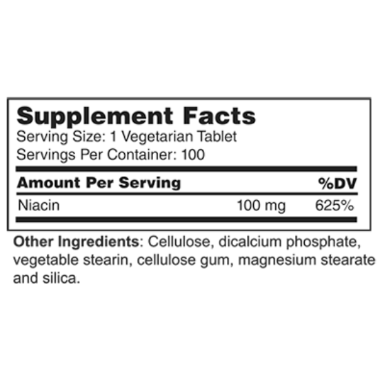 Niacin Vitamin B-3 100 mg (10113)