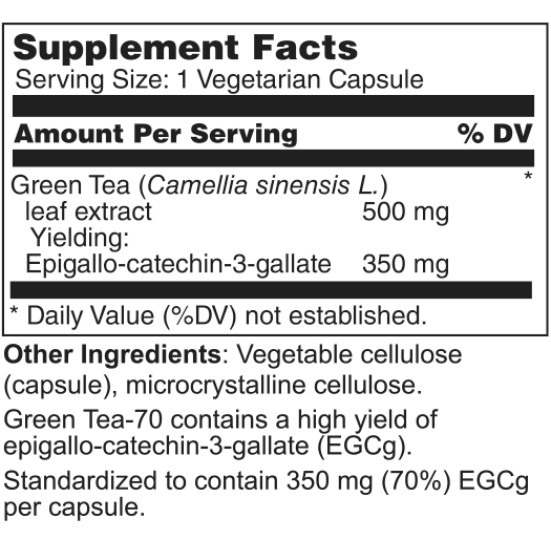 Green Tea-70 High Concentration EGCg (10320)