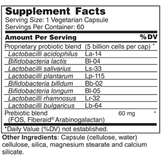 Probiotic Daily Support 5 Billion Cells (10310)