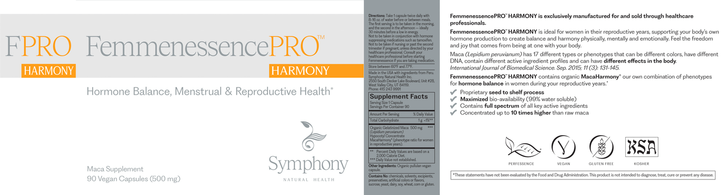 FemmenessencePRO HARMONY (Maca-GO®) 90c