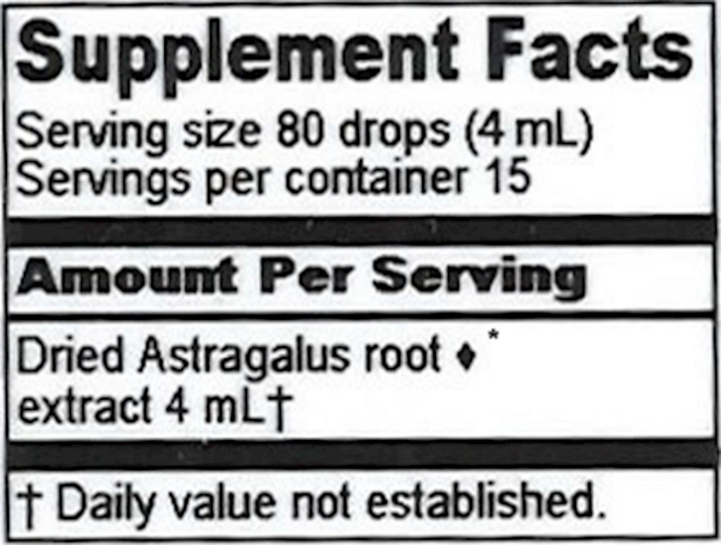 Astragalus Extract 2 oz