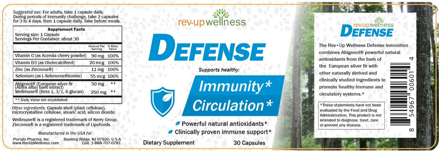 Rev Up Wellness Defense 30 caps