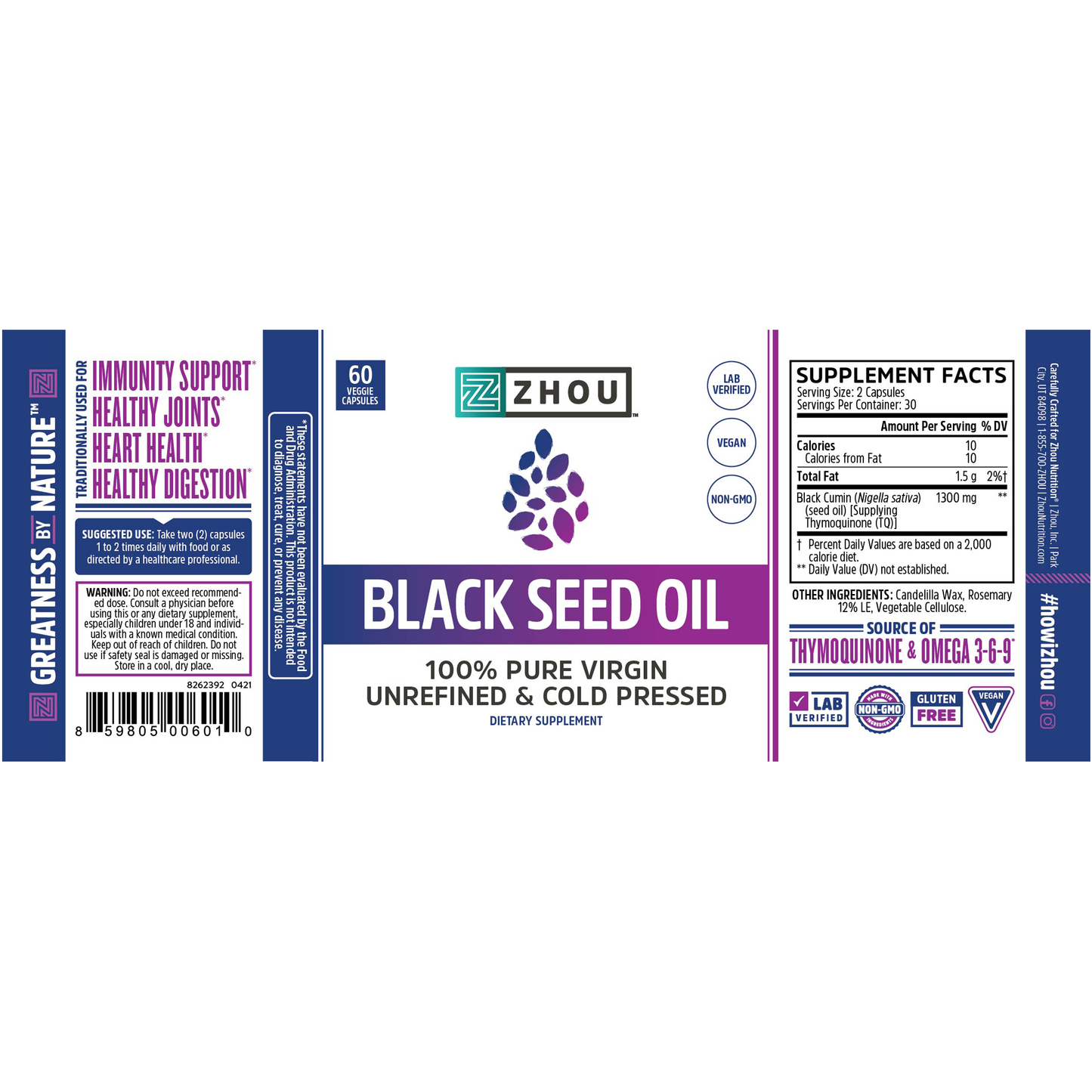 Black Seed Oil 60c