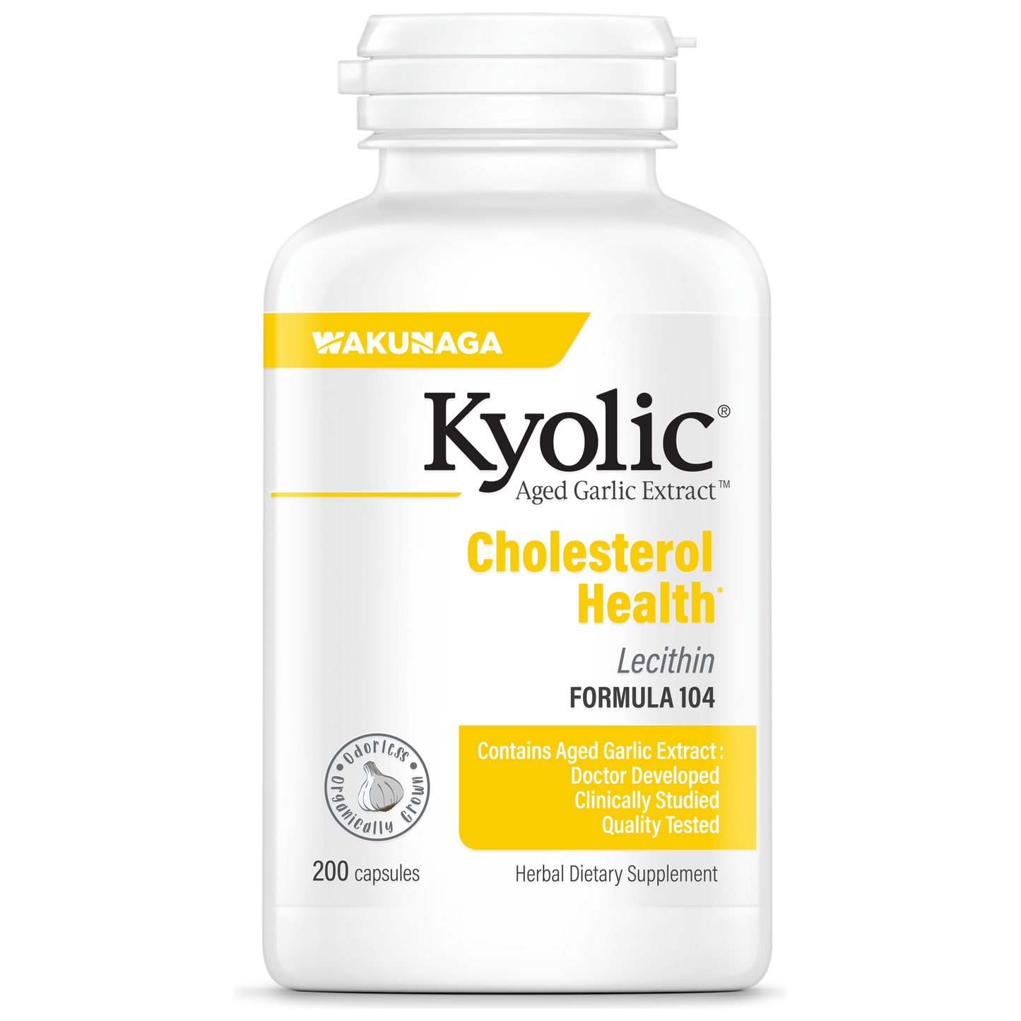 Kyolic Cholesterol Health 104 200 caps