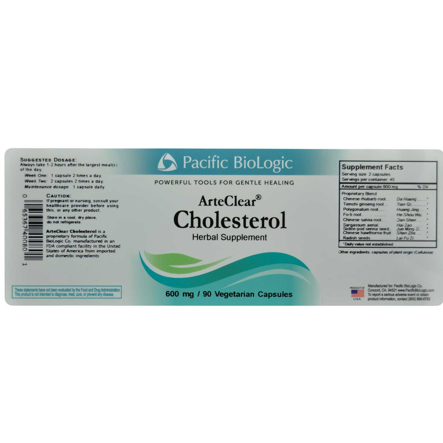 ArteClear: Cholesterol 90 vegcaps