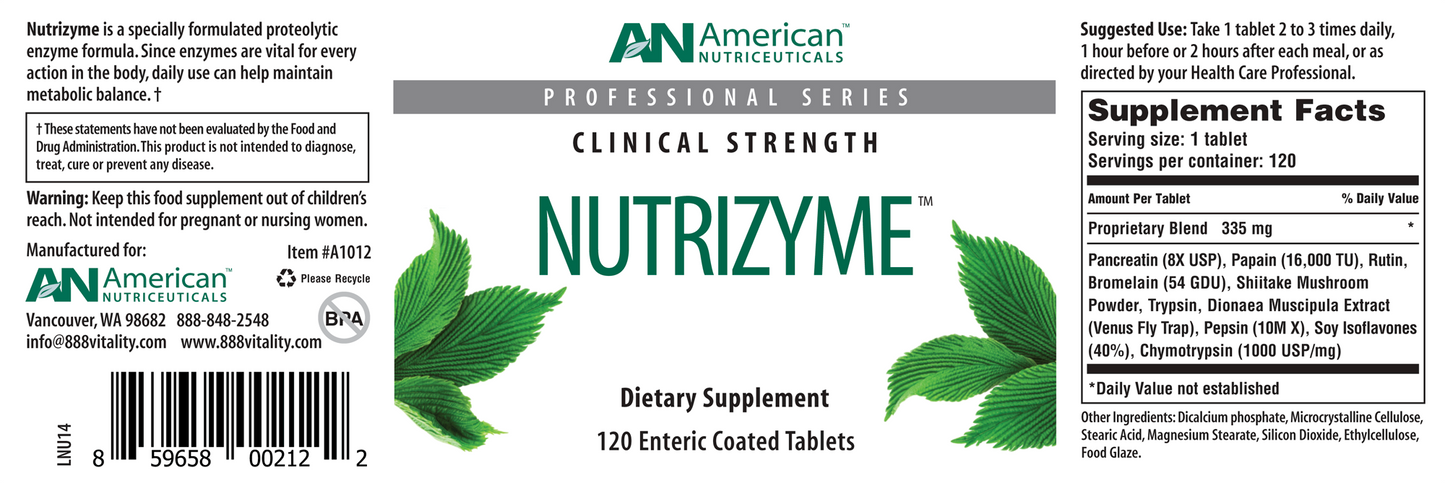 Nutrizyme 120 tabs