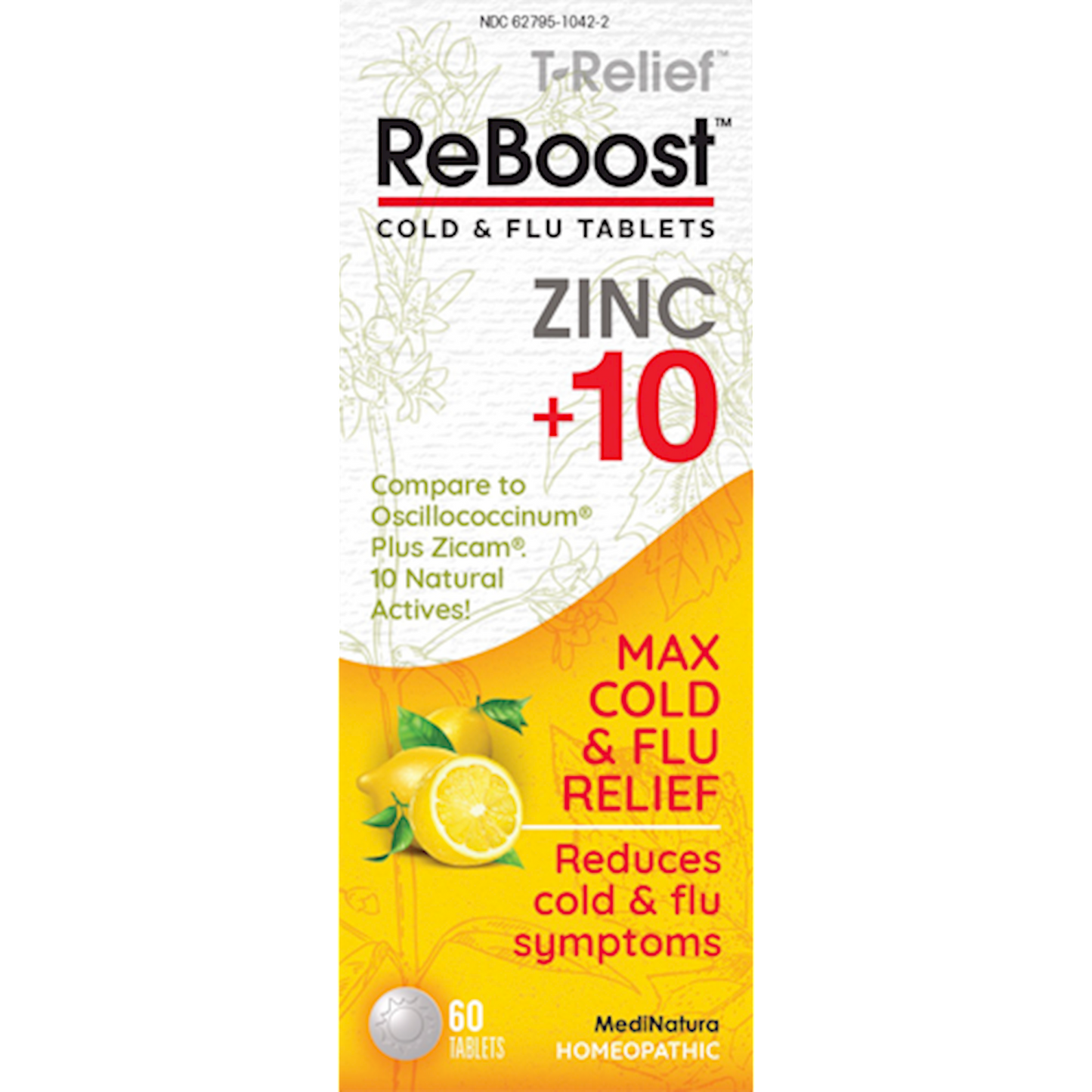 ReBoost Zinc +10 Cold & Flu 60 tabs