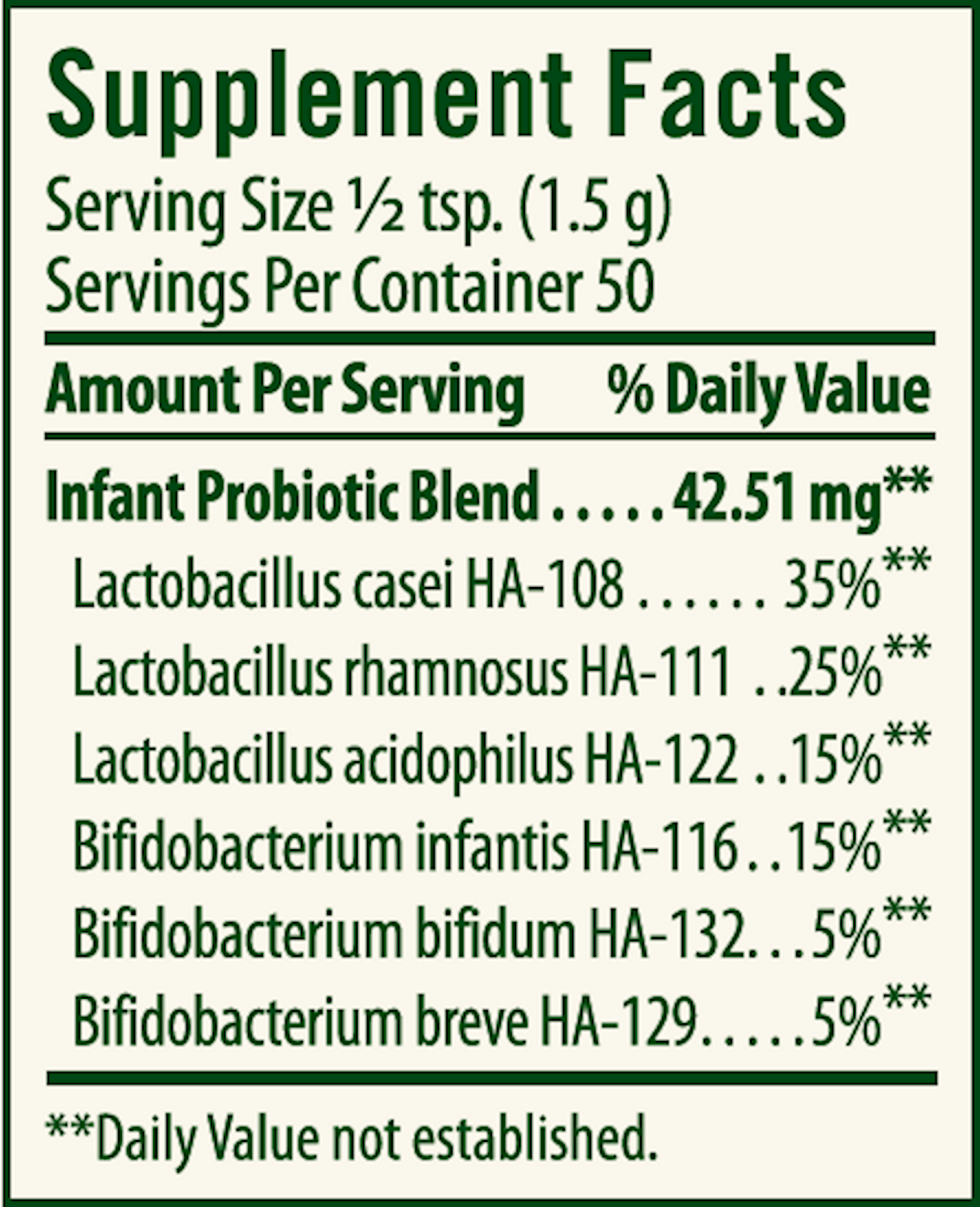 Toddler's Blend Probiotic 2.64 oz