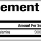 B12 Methylcobalamin 5000 mcg 60 loz