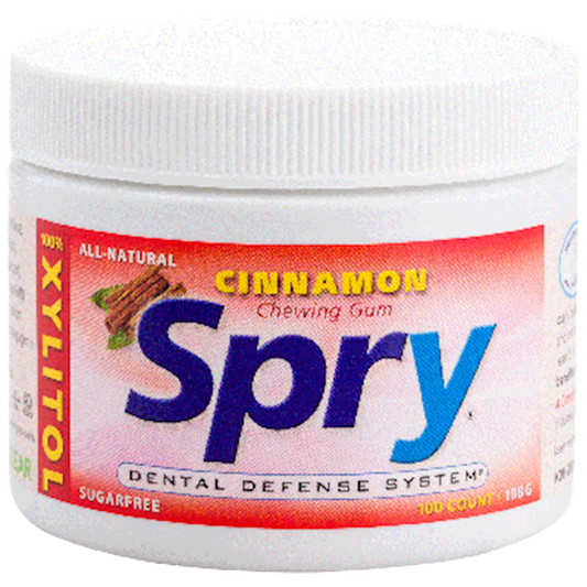 Spry Xylitol Gum Cinnamon 100 ct