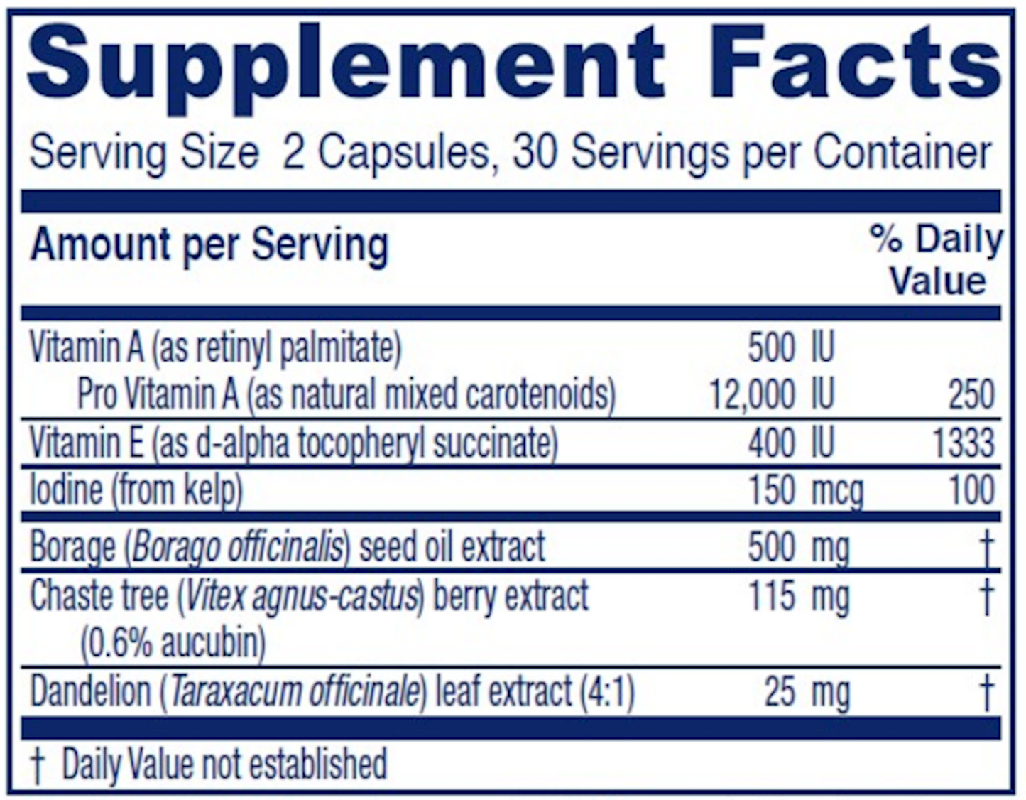 Breast Cycle Blend 60 vegcap