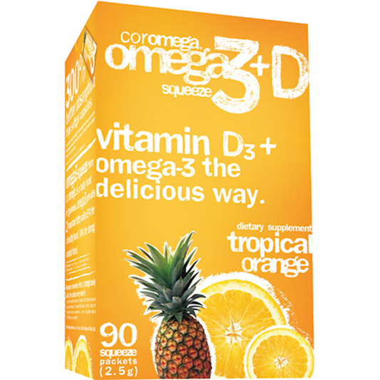 Coromega Tropical Orange + D 90 pkts