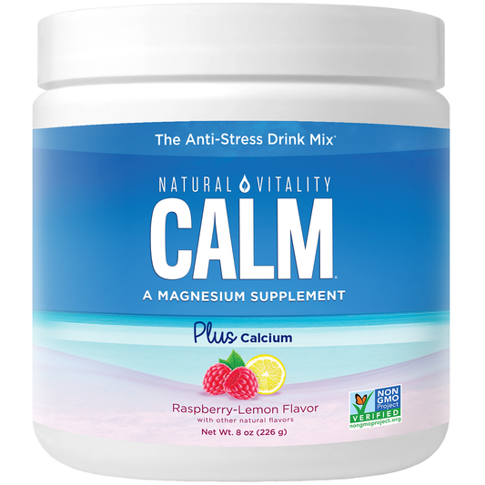 Natural Calm + Calcium Raspberry-Lemon