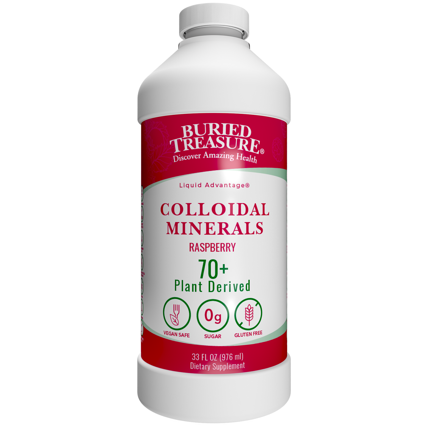 Raspberry Colloidal Trace Minerals 33oz