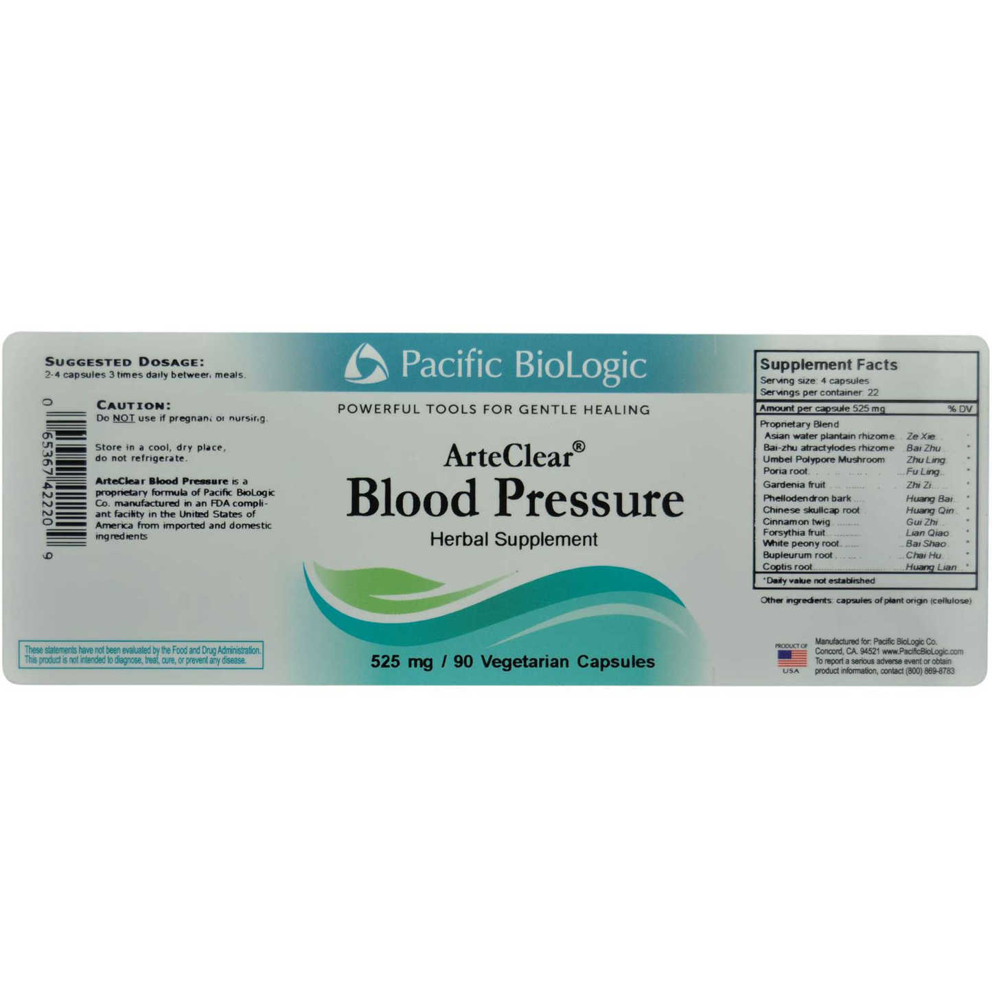 ArteClear: Blood Pressure 90 vegcaps