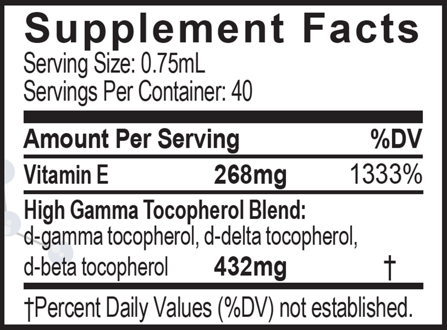 Unique E Tocopherol Oil 1 fl oz