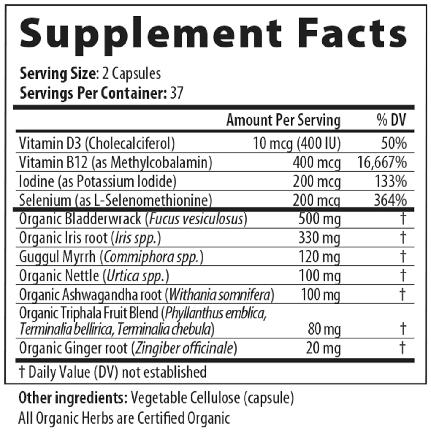 ThyroCare 75 vegi caps