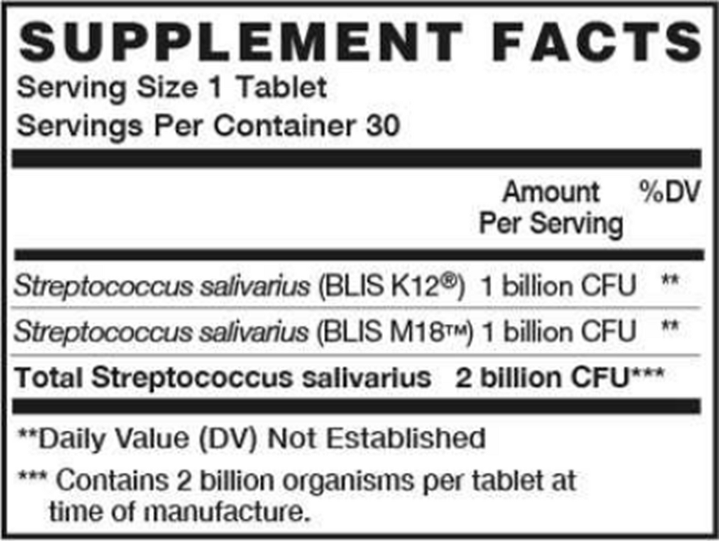 OralProbio (2 Billion) 30 loz