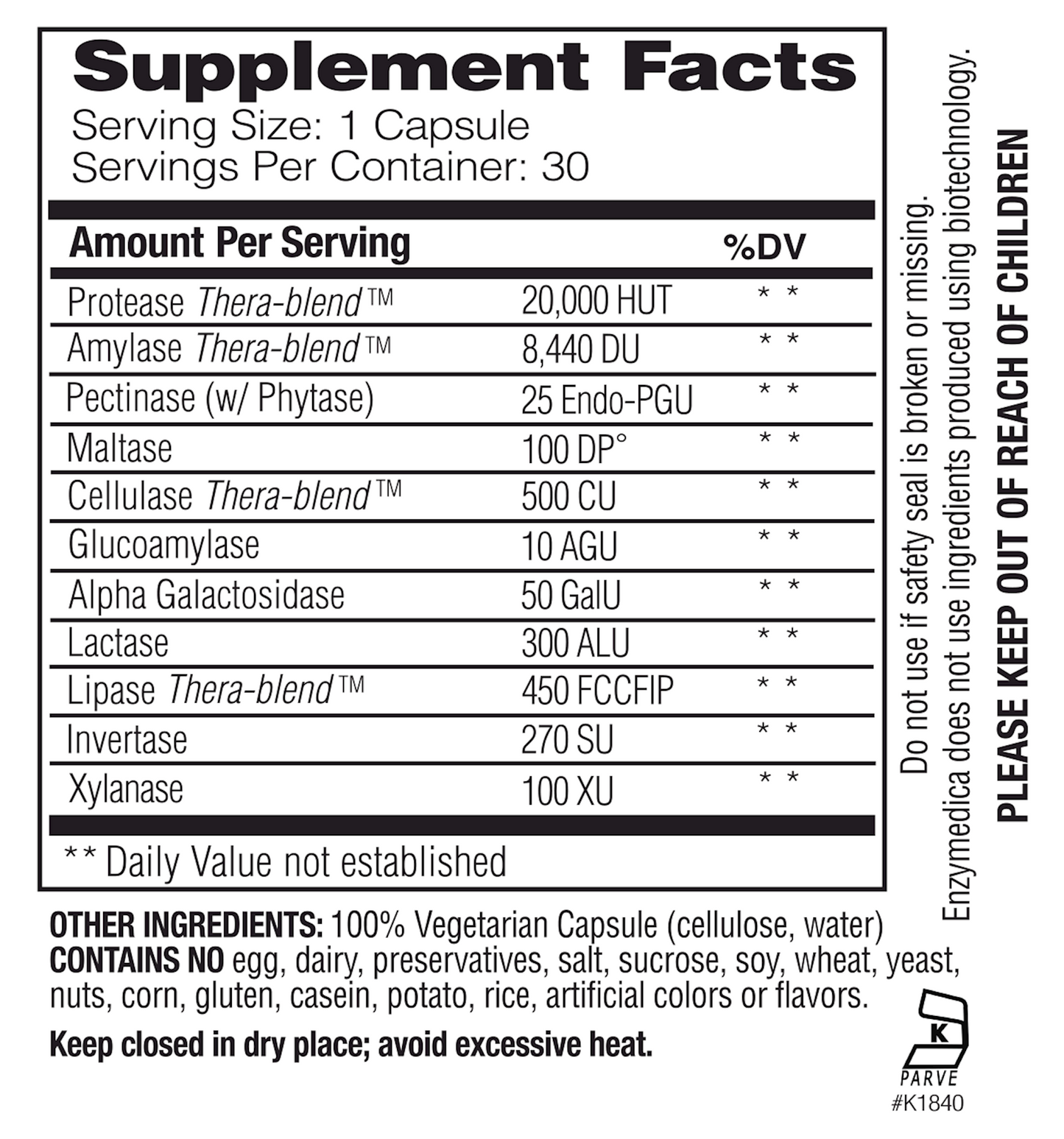 Digest Basic 30 vegcaps