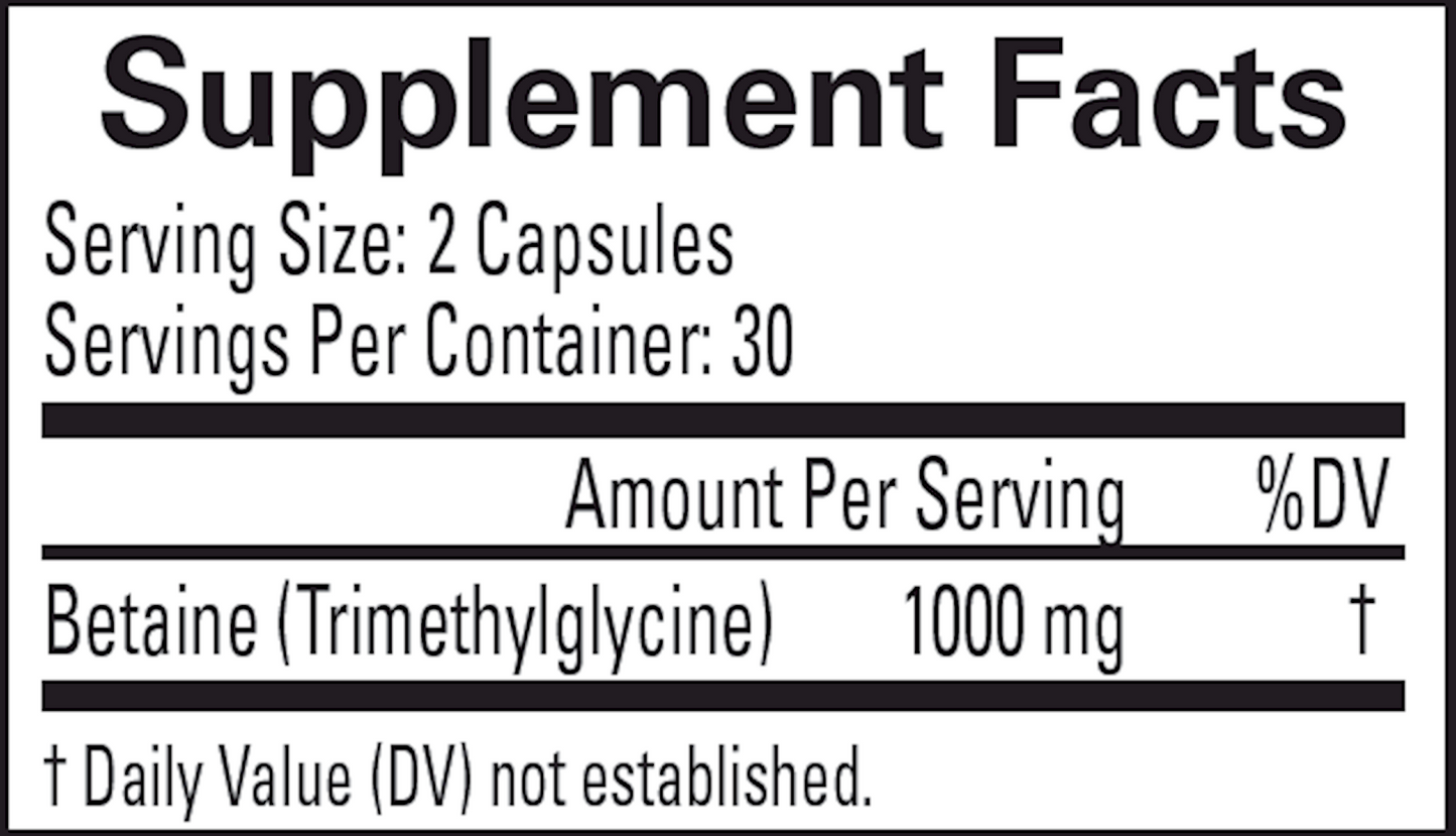 Betaine TMG 60 caps