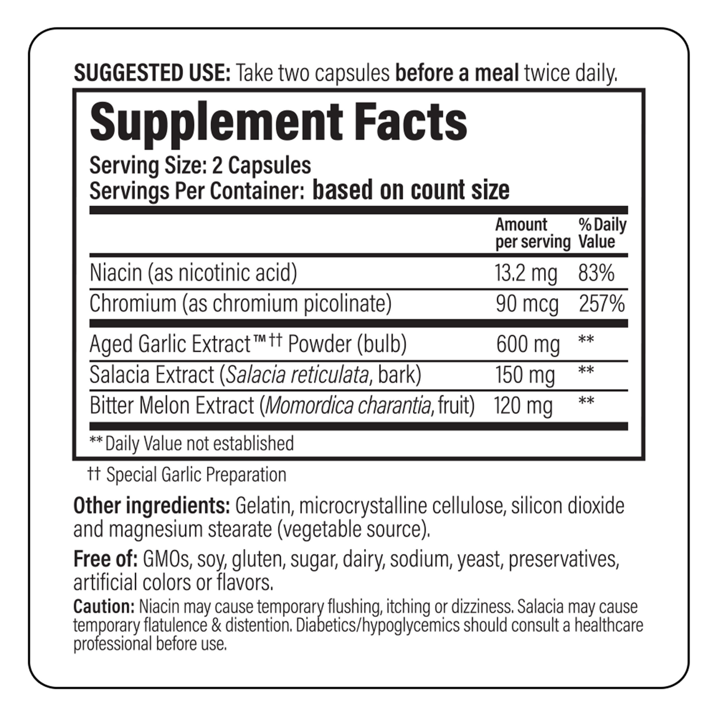 Kyolic Blood Sugar Balance 112 100 caps