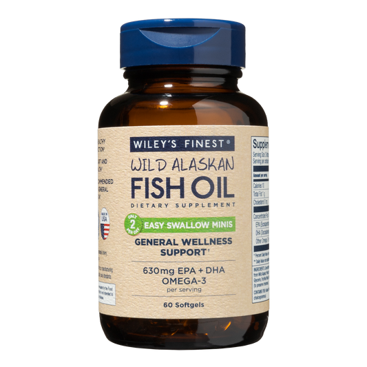 Wild Alaskan Fish Oil 60 mini gels