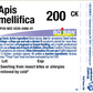 Apis mellifica 200CK 80 plts