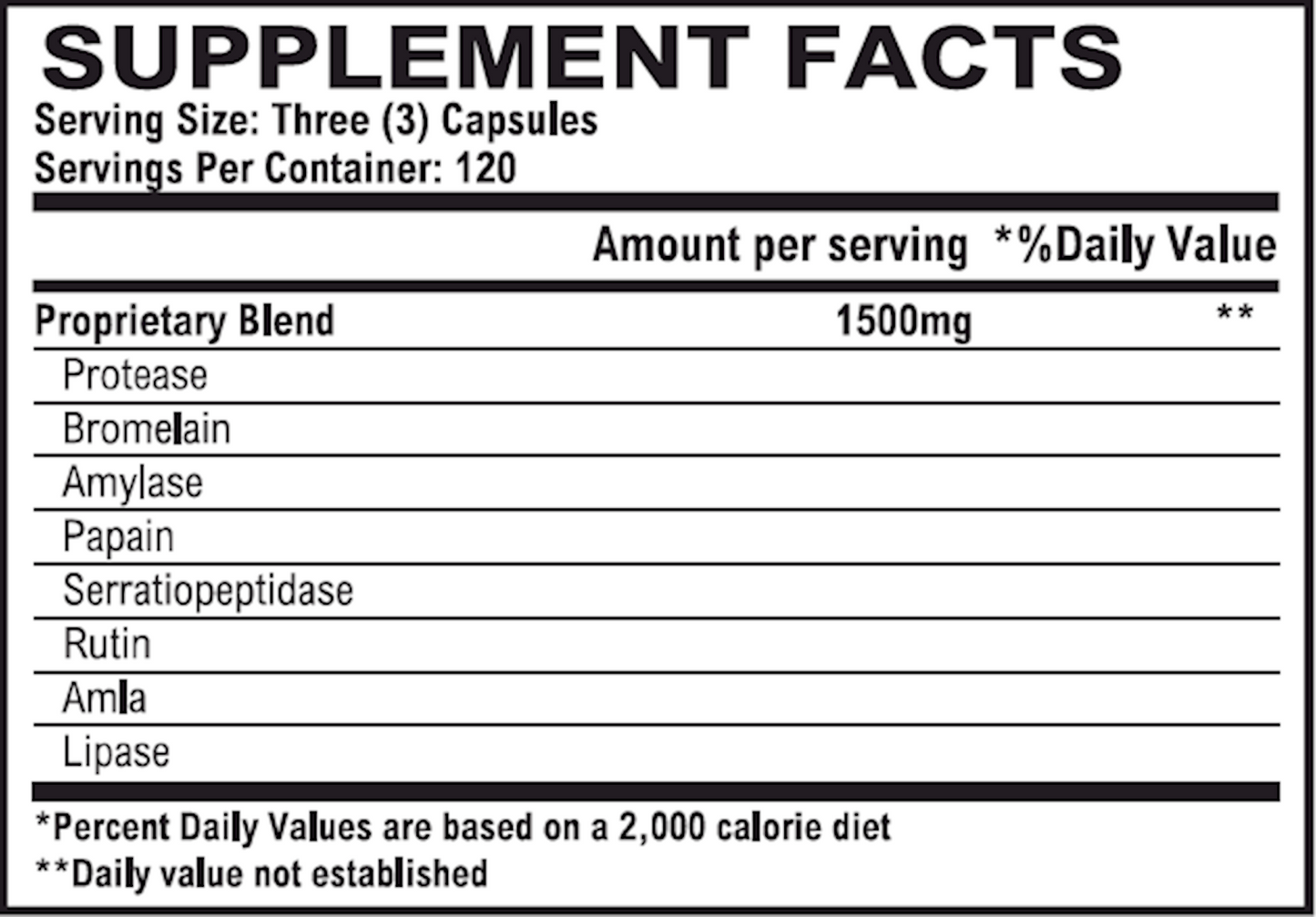 Vitalzym Enzymes X 360 vcaps