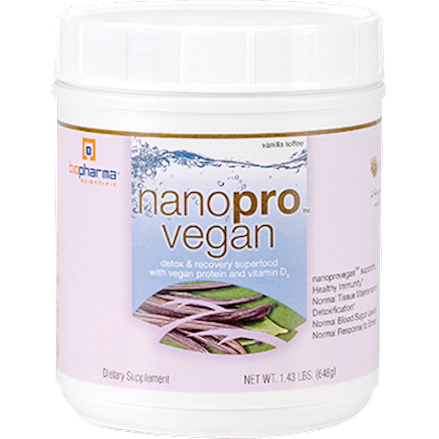 Nanopro Vegan Vanilla Toffee 30 servings