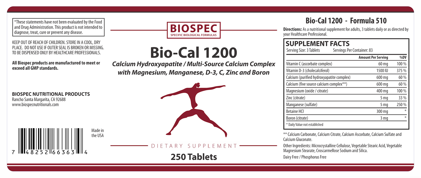 Bio-Cal 1200 250 tabs