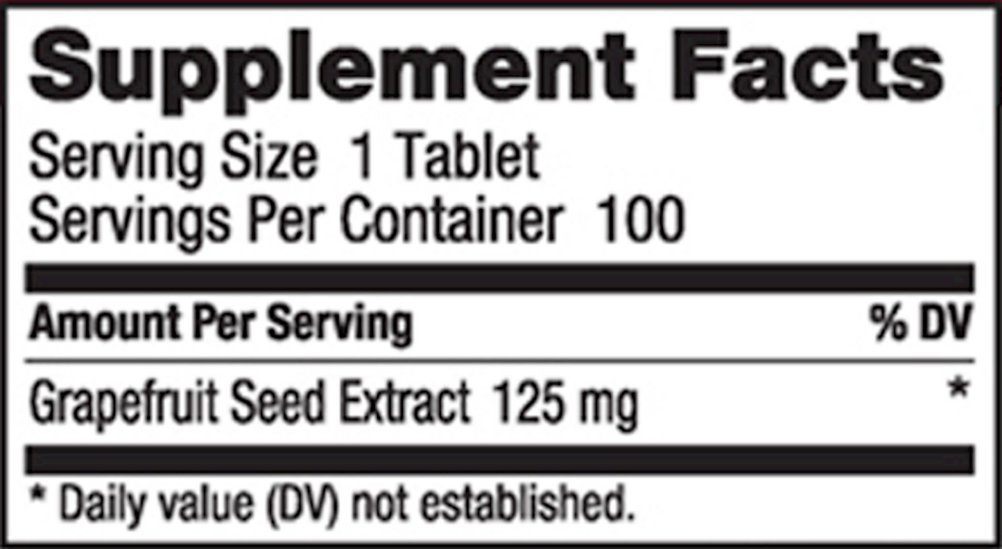 Grapefruit Seed Extract 100 vegan tabs