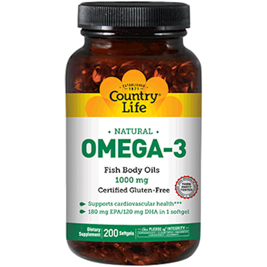 Omega-3 Fish Oil 1000 mg 200 gels