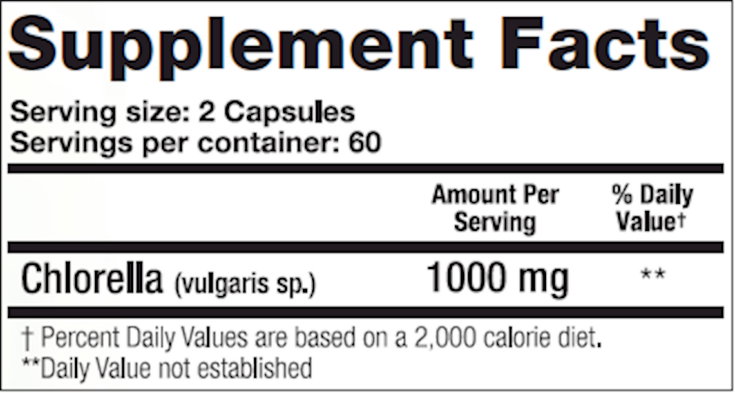 Chlorella Capsules 120 caps