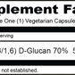 Beta Glucan 500 mg 100 vegcaps