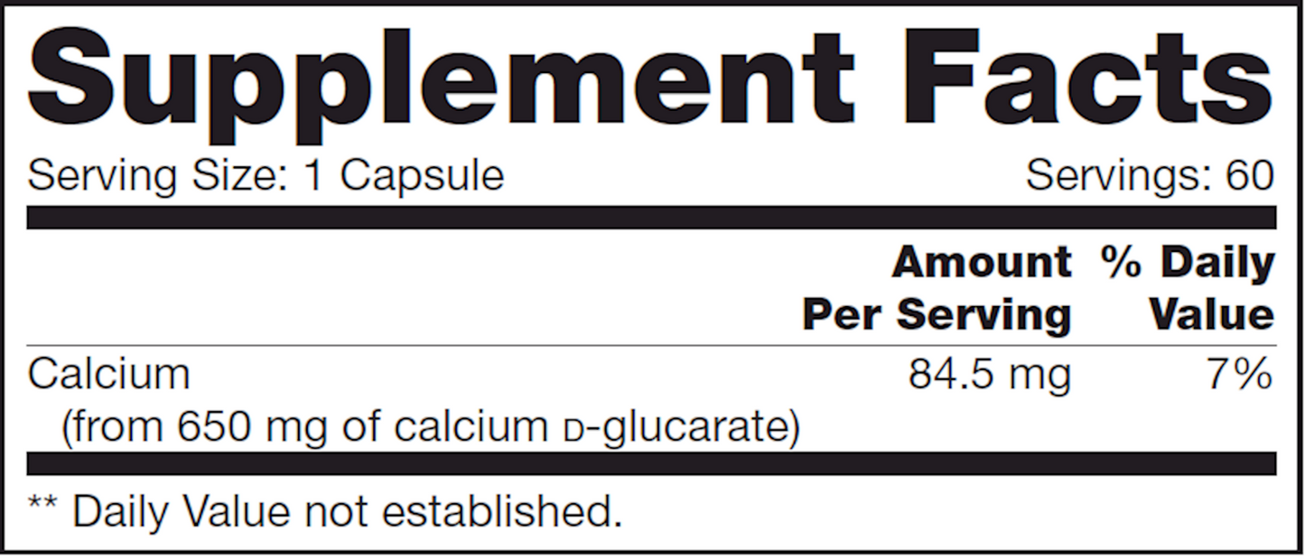 Calcium d-Glucarate SAP 60 caps