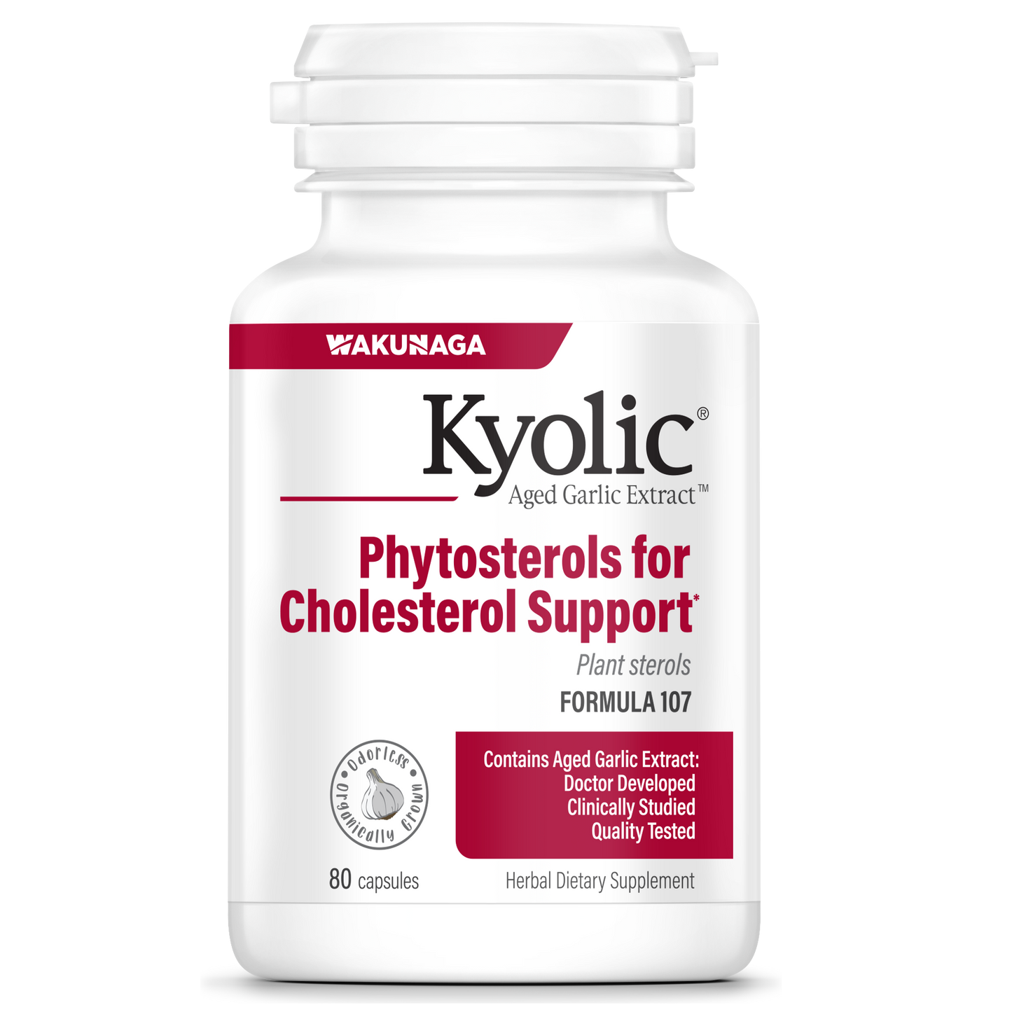 Kyolic Cholesterol Support 107 80 caps