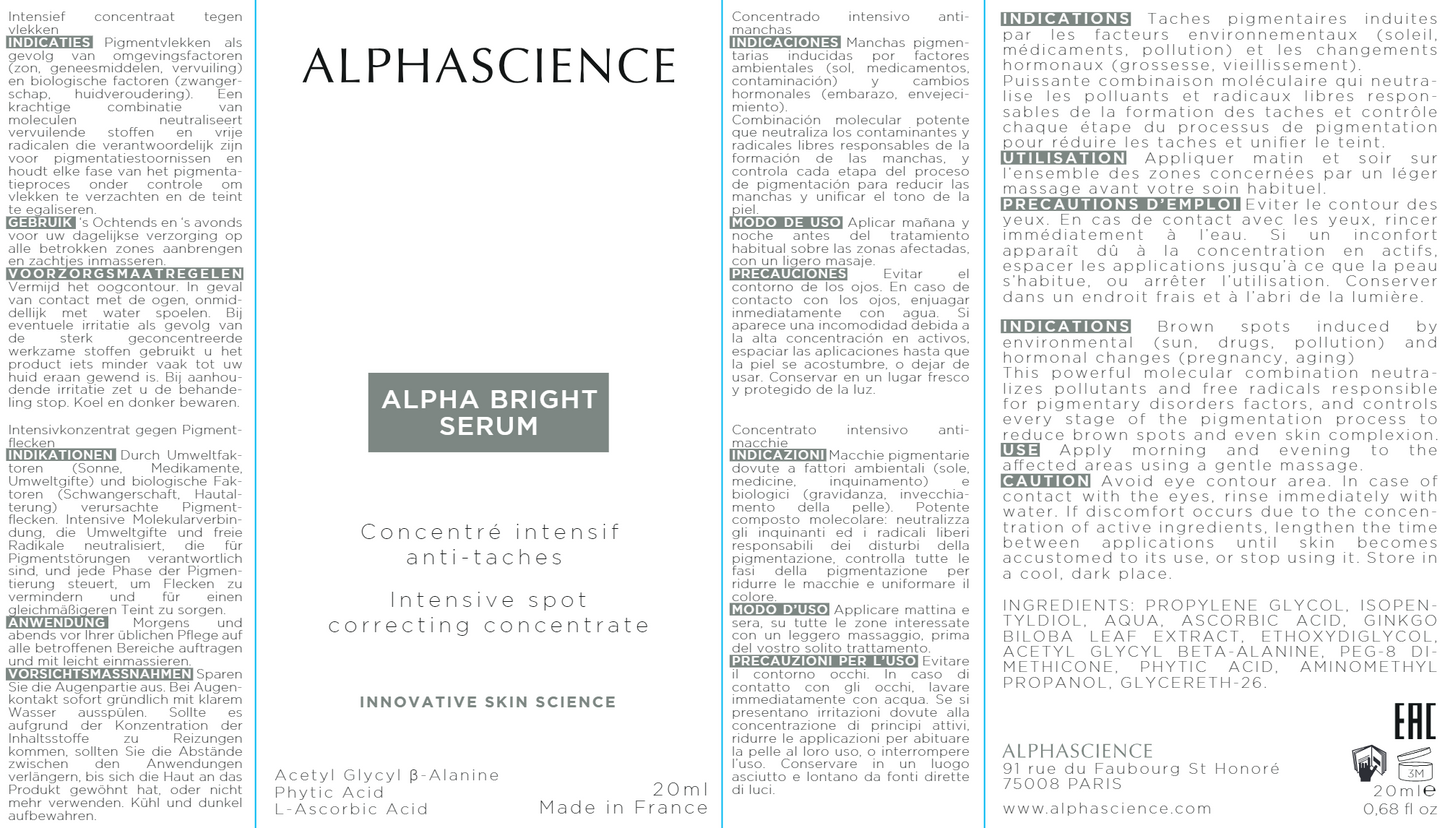 ALPHA BRIGHT SERUM 30mL