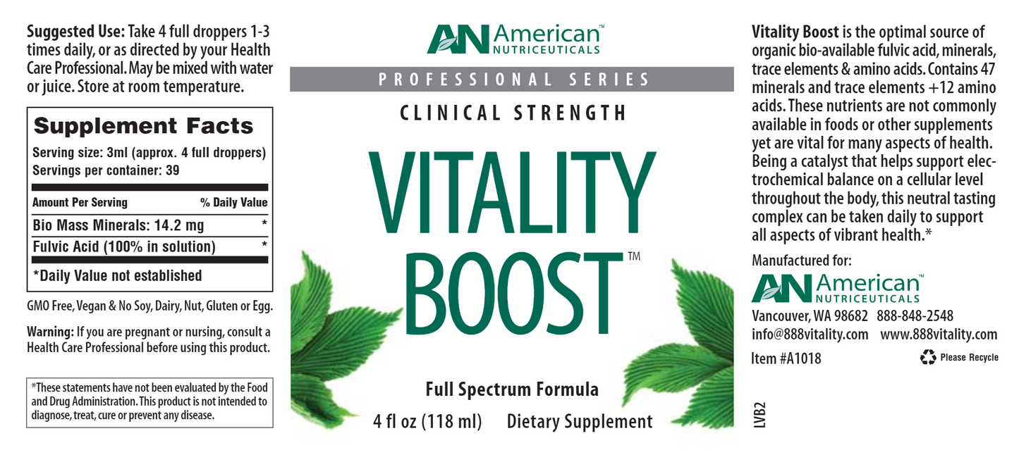 Vitality Boost 4 oz