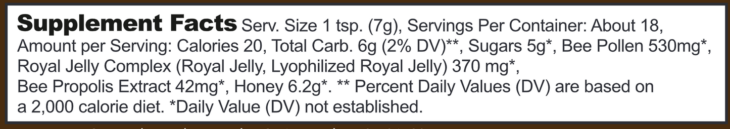 Superfood Honey 4.4 oz