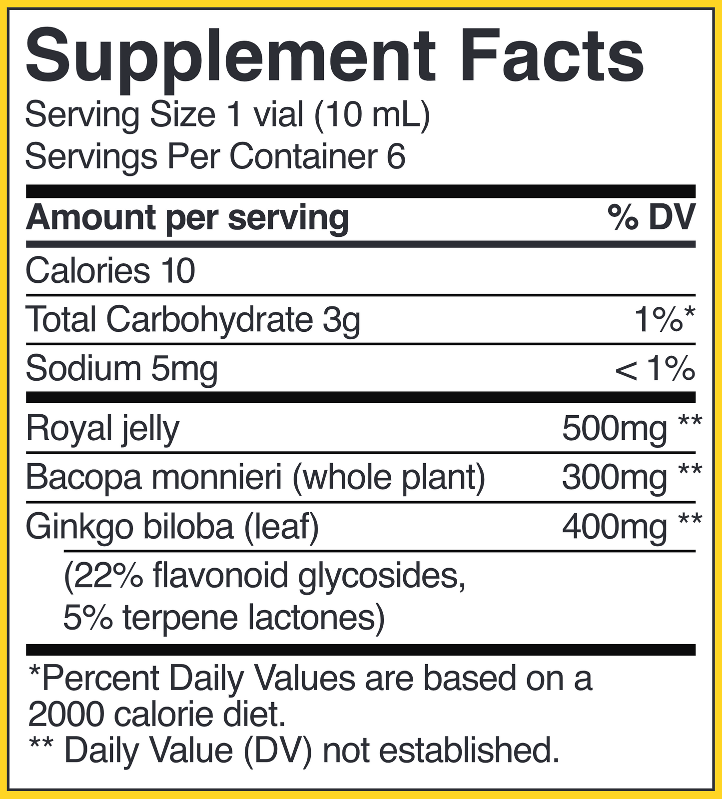 Royal Jelly Brain Fuel 6 pack