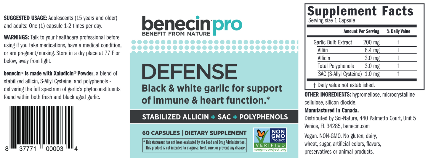 Benecin Defense PRO 60 caps