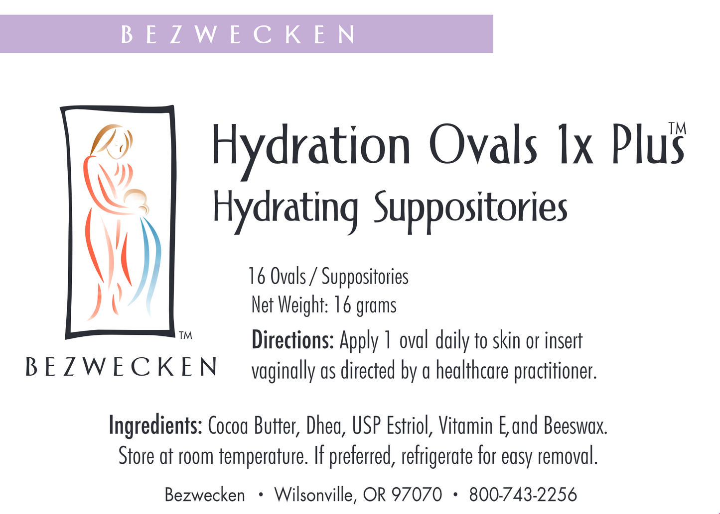 Hydration Ovals 1X Plus 16 count