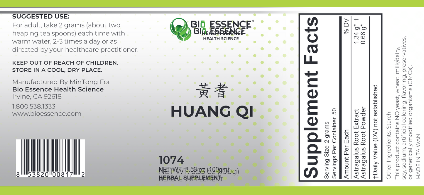 Huang Qi (Astragalus) 50 servings